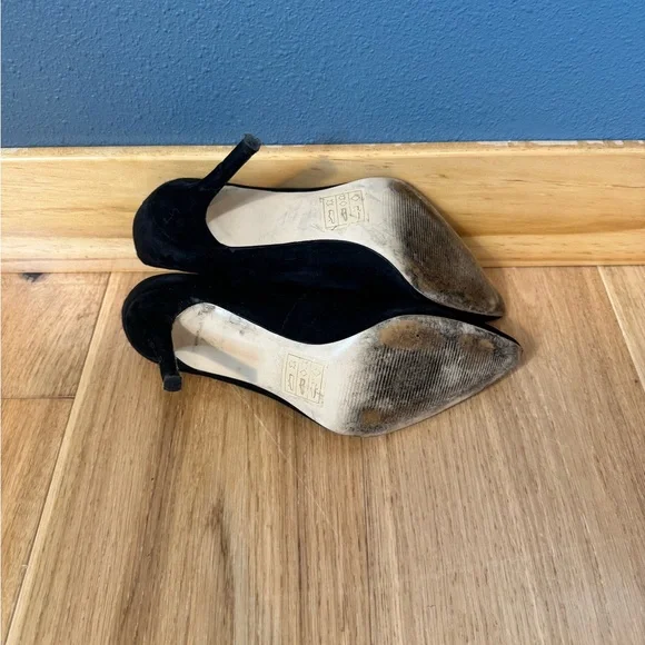 Aldo Classic Black Suede 3.5” Heel Pumps size 8.5 - Picture 7 of 8